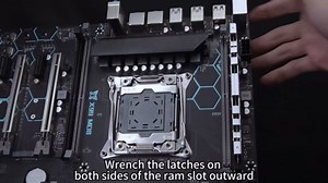 X99 Dual Socket Motherboard LGA 2011-3 Support DDR4, MAX 256GB, NVMe/SATA M.2, PCI-E 3.0, SATA 6Gb/s, Dual LAN, USB 3.0, E-ATX Computer Mainboard for Intel Xeon E5 V3/V4 Series CPU Processors