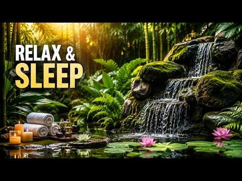 Waterfall Sounds for Deep Sleep 🌿 Relaxing Nature Sounds & Zen Spa Ambience