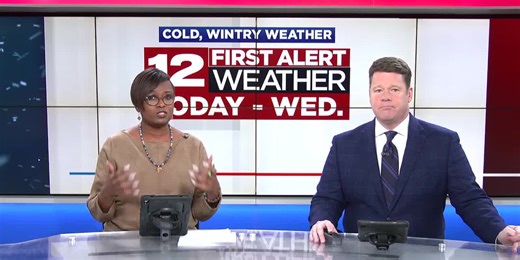 ALEA reporting on travel conditions, including icy roadways, bridges