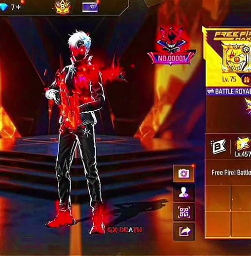 free fire Nighmare bundle number 1 edition code