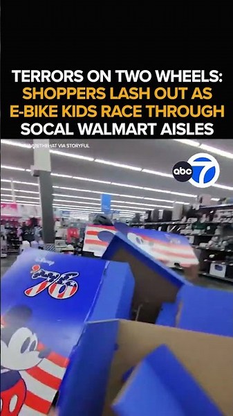 Teens caught on video riding e-bikes inside Orange County Walmart