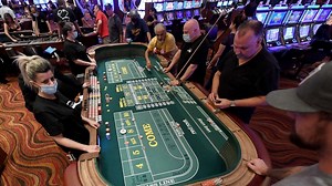 'Hundreds' wait to enter casinos as Las Vegas opens for business