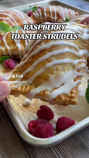 Homemade Raspberry Toaster Strudels Recipe