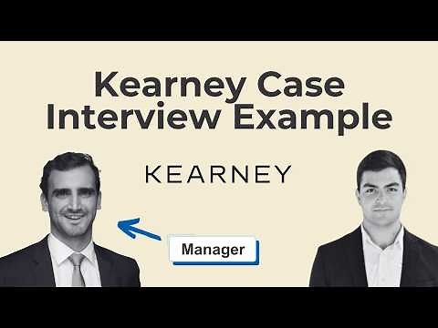 Kearney Case Interview Example - Soft Drink Manufacturer
