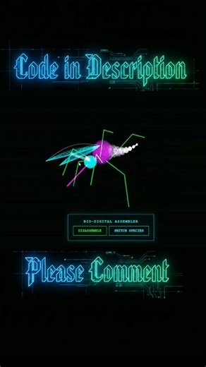 100,000 Particles Transform Into a Fly (Then a Mosquito) 🔬✨