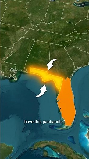 Florida Panhandle 🇺🇸 Why Does Florida Have It and Not Alabama? 🤔