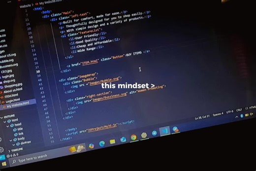 Website dev😉 #motivation #website #dev #viral #trend #fypage #vscode #code #displine