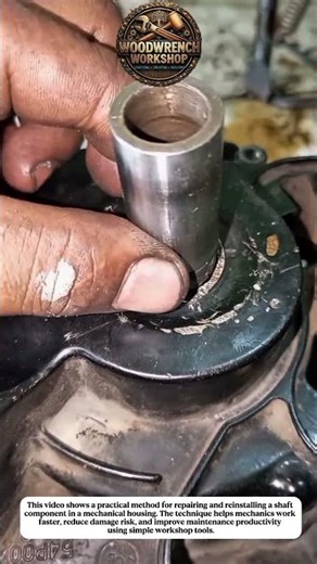 Simple Shaft Repair Trick | Fast Mechanical Fix Most Mechanics Don't Know