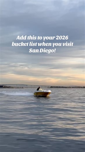 Add this to your 2026 bucket list when visiting San Diego 🌊🚤 Experience Speed Boat Adventures San Diego and take the wheel of your own high-speed boat as you cruise across San Diego Bay. From skyline views to iconic waterfront sights, this is one of the most fun things to do in San Diego for thrill-seekers, couples, and friends looking for a unique coastal adventure. Whether you’re planning a weekend getaway or searching for an unforgettable San Diego attraction, this guided speed boat tour de