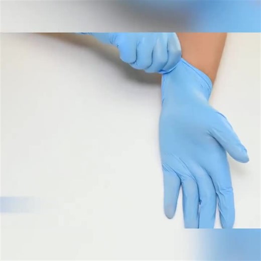 Nitrile Exam Gloves, Blue, 6 mil, Powder-Free, Latex-Free, for Medical Exam, Cleaning and Food Prep, Non-Sterile Disposable Rubber