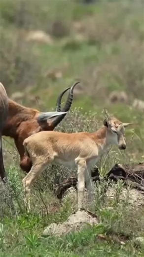 42K views · 1.1K reactions | Wrapped in the safety of her mother’s shadow, the tiny topi discovers a world full of wonder, guided by the purest form of protection and love. #MotherAndCalf #SavannaLife #NatureBeauty | TM Wildlife and Adventures | Facebook