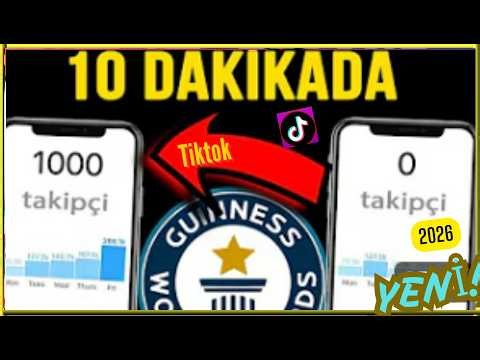 3 DAKİKADA ÜCRETSİZ TİKTOK TAKİPÇİ KASMA HİLESİ 2026 - ÜCRETSİZ VE BEDAVA TİKTOK TAKİPÇİ HİLESİ
