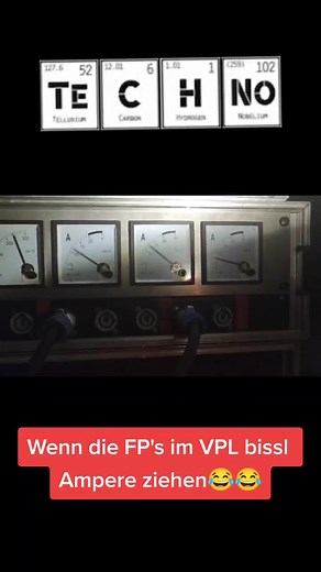 Stromaufnahme der PA Anlage - Basslover's Bunkerrave Experience