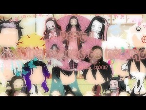 Demon Slayer/Hashira's reacts to nezuko (old) /credits pinned comment/ ⚠some manga spoiler⚠