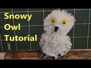 Pipe Cleaner Animal DIY Easy Craft Tutorial - Baby Snowy Owl