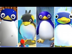Evolution of Penguins in Super Mario Games (1996 - 2022)