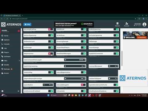 Як увімкнути keep inventory, збереження інвентарю на Aternos - Повний гайд