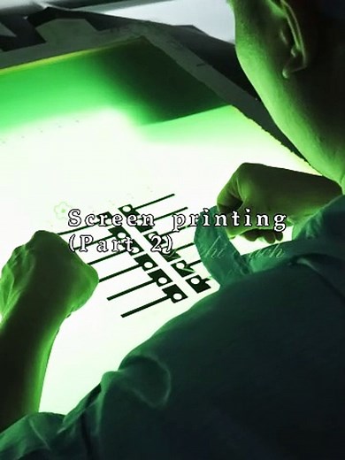 Screen printing（Part 2）