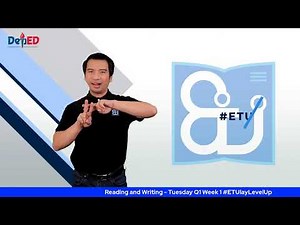 Reading and Writing - Tuesday Q1 Week 1 #ETUlayLevelUp