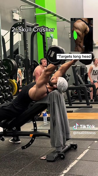 You Only need 3 Exercises to grow Fake Natty Triceps🧲 . . . #naturalbodybuilding #testosterona #tricepsworkout #fakenatty #aestheticphysique