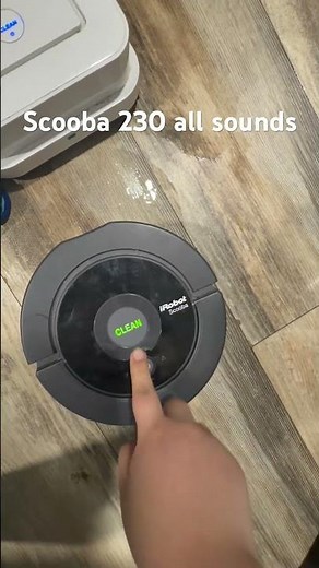 Scooba 230 all sounds