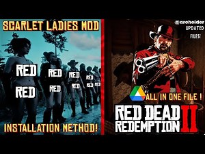 RDR2 - Scarlet Ladies Mod Full Tutorial With One File #rdr2 #rdr2mod #scarletladies