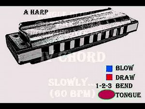 IV Chord - Tongue Blocking 12 bar blues - Blues Harp - Intermediate level