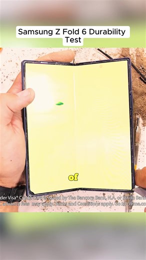 Samsung Z Fold 6 Durability Test #jerryrigeverything #iphone17promax #iphone #apple #tets
