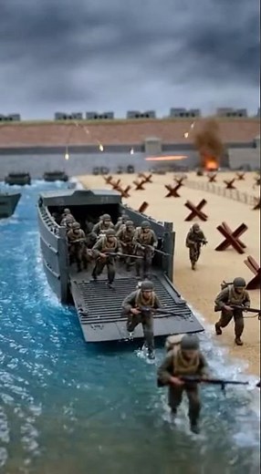 Miniatures — WW2 D‑Day Invasion | Cinematic Beach Landing Assault — 4K Ultra HD