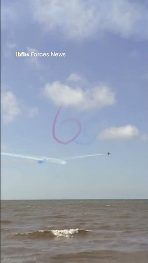 Red Arrows put on spectacular show over Blackpool