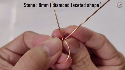 Making prong ring with faceted gemstones | Easy DIY jewelry with wire 1057