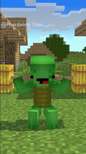 Mikey undergo training with the villagers - Minecraft Short Animation #minecraft #maizen #shorts#fyp