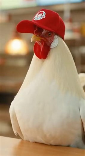 She Demanded Nuggets from the Chicken! 😂 #chickens #funny #chickenmeme#fast#customerservice#nuggets