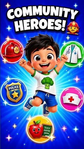 👨‍🚒 Community Heroes! | Helpers Song for Kids!