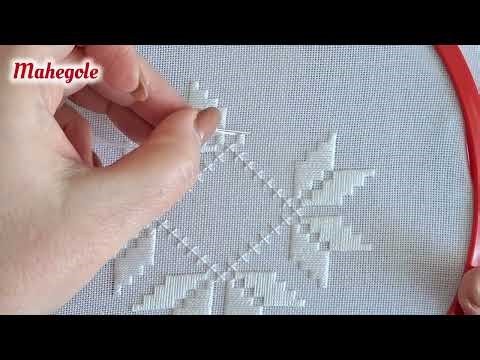 Hand embroidery 🪡 : Let's embroider a practical design together and enjoy stitching 😉 , hardanger 