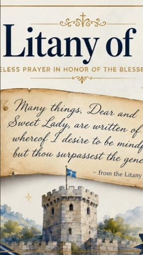 History of the Litany of Blessed Virgin Mary.. How we get the Litany ?