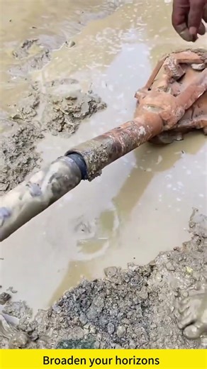 Ground level flat push drill bit assembly