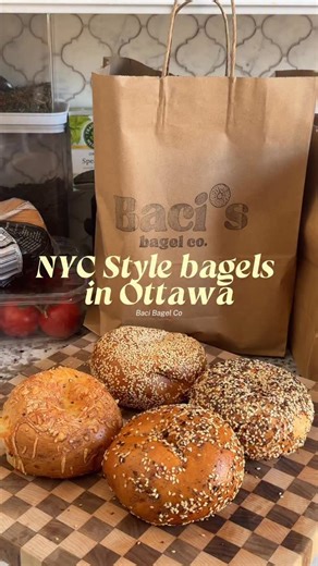 Melissa✨Ottawa Food & City Blogger on Instagram: "🥯✨ Day 12 in Supporting Local this Winter Series. New York-style bagels have finally landed in Ottawa! Meet @bacisbagelco a small-batch operation run by a lovely local couple bringing authentic NYC vibes to the city. These bagels are dense, chewy, and perfectly crispy on the edges, just like the ones you’d find in New York. They’re big and fluffy enough to hold all your favorite fillings too. They’re popping up all over Ottawa, so don’t miss you