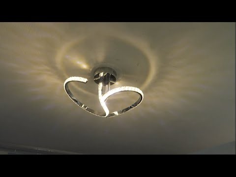Cxjlllqly Chrome Modern LED Ceiling Light Review!