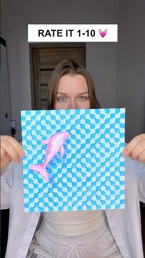 I Drew A MOVING Optical Illusion! 😱 Viral Art Idea #art #drawing #markers #viral