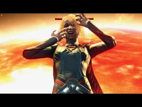 Injustice 2 Gameplay E3 - Batman VS SuperGirl and Aquaman VS Superman