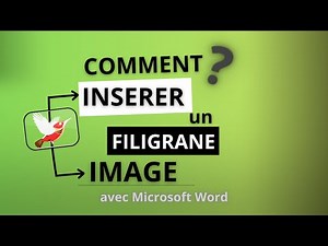 Comment insérer un filigrane image dans un document avec Microsoft Word