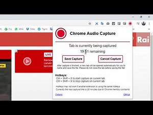 Come registrare audio con una estensione di Chrome e di Edge