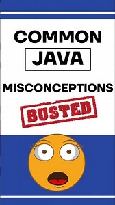Oops Misconceptions...🙀 #myths #facts #java #coding #smartprogramming #viralshorts #trending #2025
