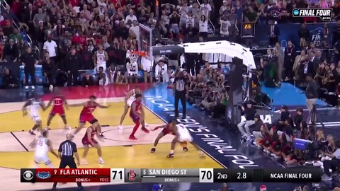 San Diego State Beats Florida Atlantic on a Buzzer-Beater