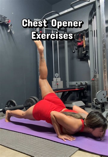 Try these chest opener exercises. #dailyyoga #yoga #spinehealth Also going live today !