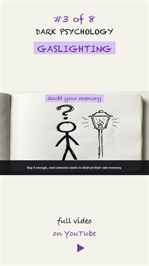 #3 of 8 — Gaslighting. Making you doubt your own memory and reality. (& How to stay grounded 👇