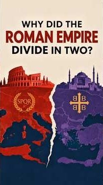 Why did the Roman Empire divide in two? #romanempire #history #ancienthistory