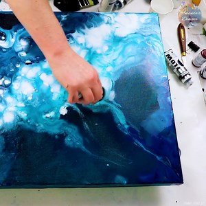 63K views · 556 reactions | Witness the Magic of Fluid Acrylics | Amanda's Designs | Facebook