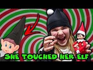 Mean Elf Is Controlling Her! She Touched The Elf On The Shelf! Will The Elf Save Her (SKIT)